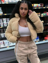 Image & Stylez LLCCashmere Zipper Design JacketCashmere Zipper Design JacketWarm Trendy Women's Cashmere Zipper Design Jacketoutwear